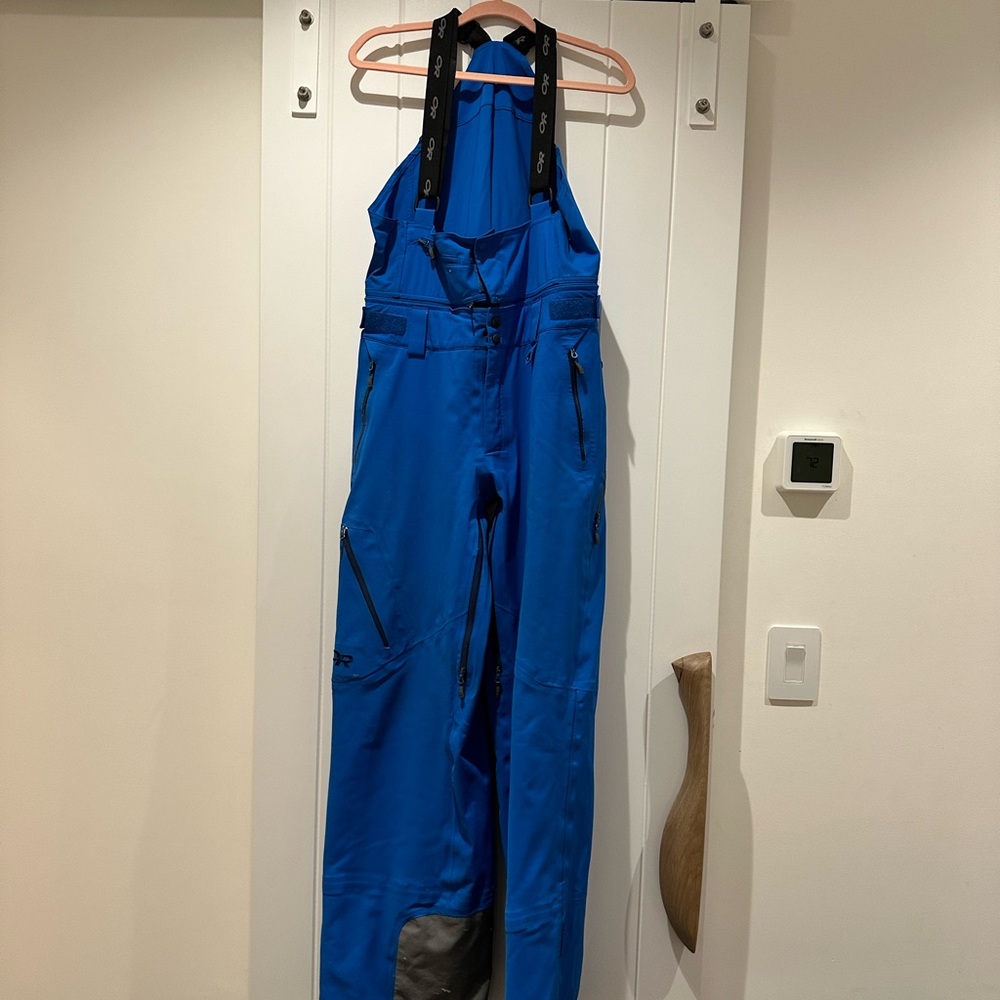 Outdoor Research Mens Blue Bibs